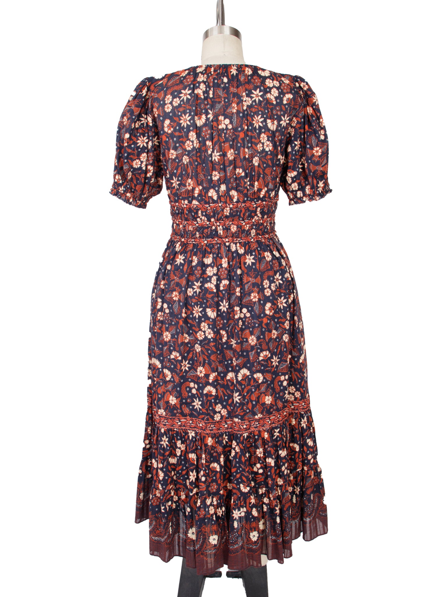 Ulla Johnson "Zaria" Midnight Floral Dress