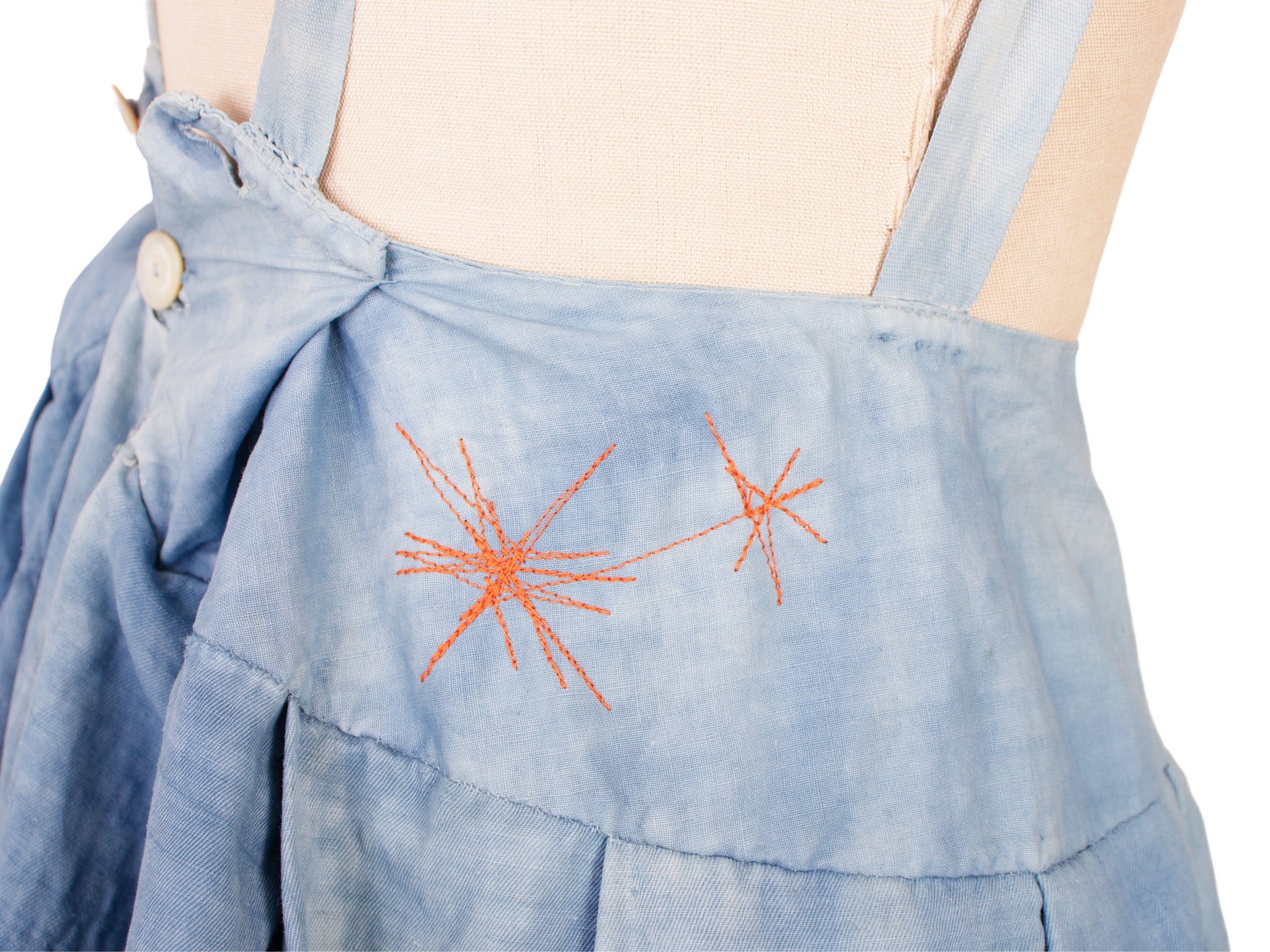 Mercy x Rumpled Aristocrat Tie Dye Suspender Skirt