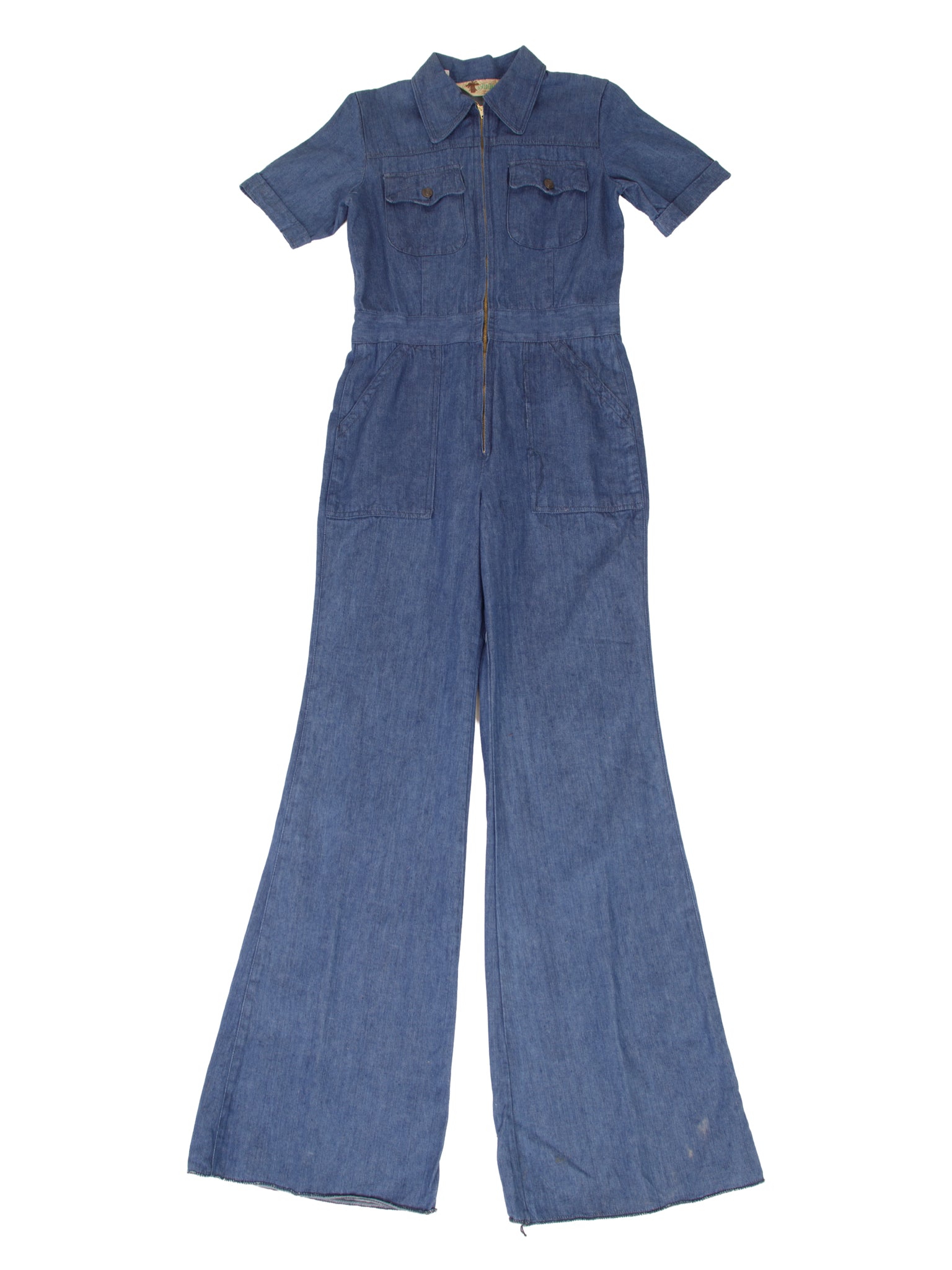 1970s Wild Oats Denim Coveralls