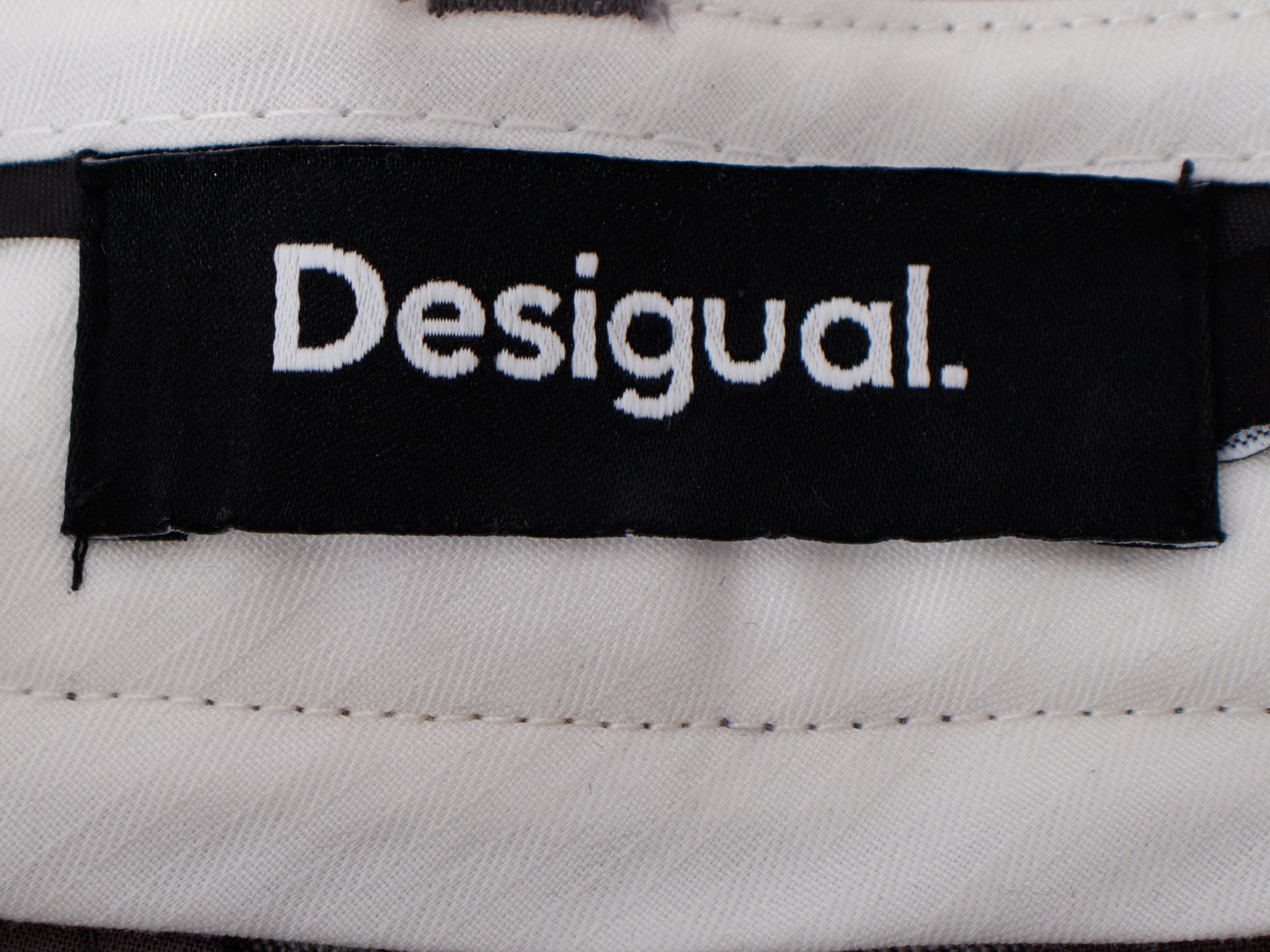 Desigual Floral Embroidered Trousers