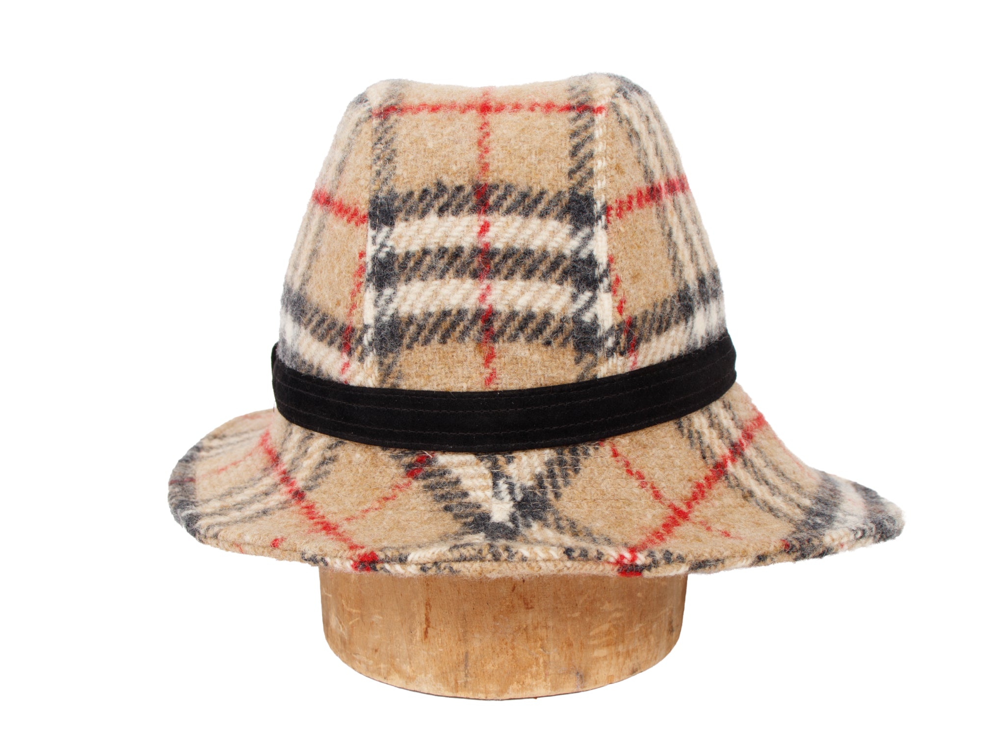 Burberry by Philip Treacey Wool Check Hat