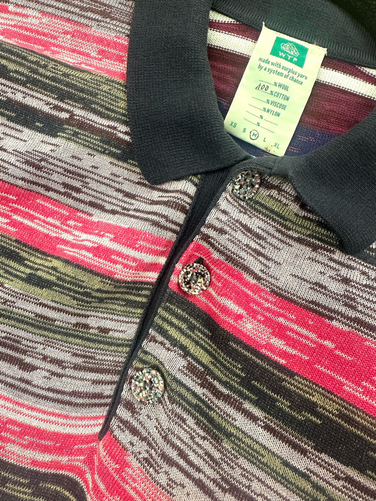 WYP Waste Yarn Project Gautam Stripe Polo