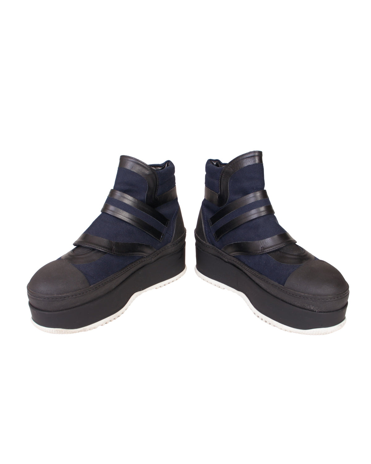 Marni Canvas Velcro Platform Sneakers*