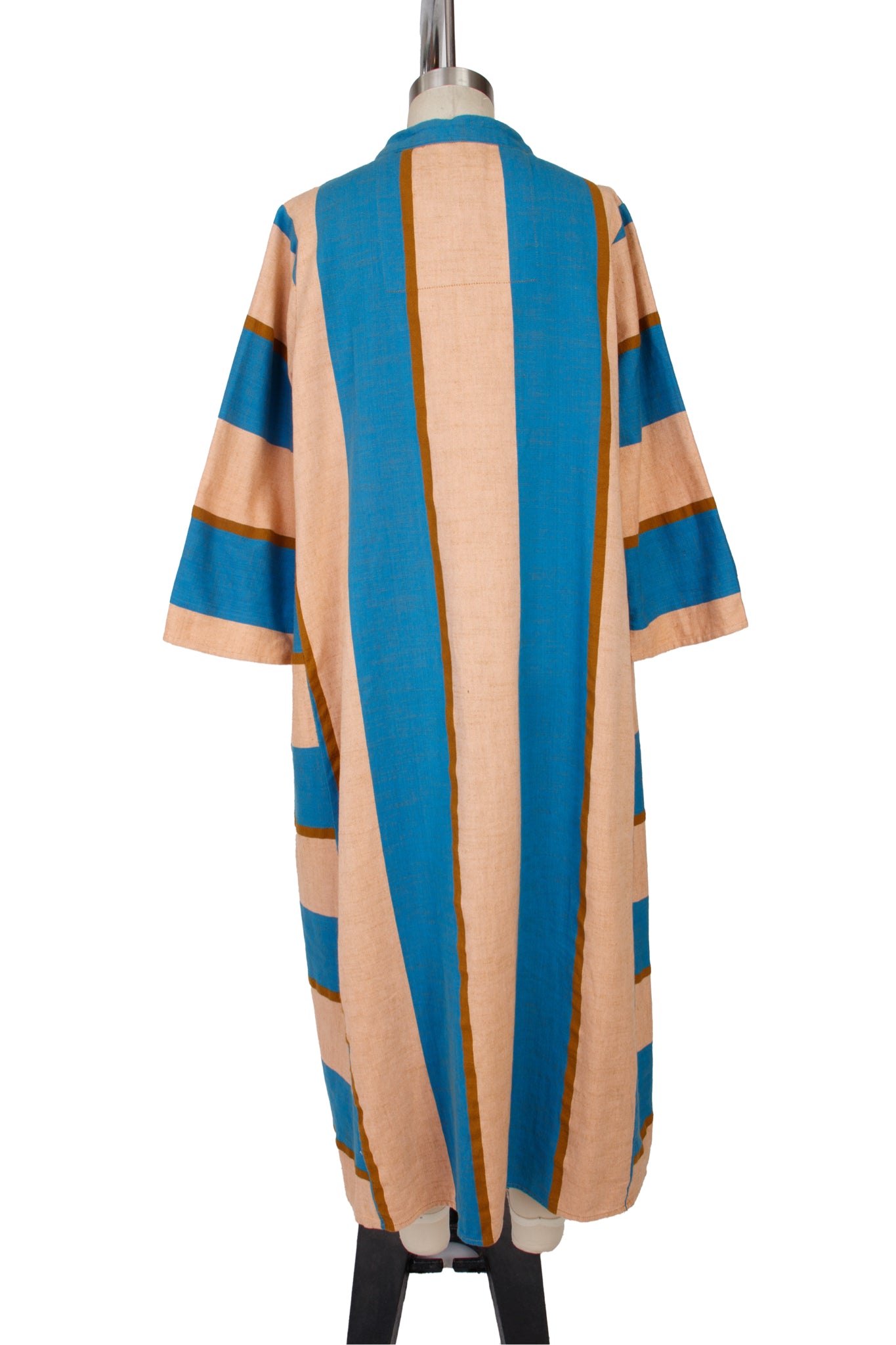 Ace & Jig Blue & Pink Thick Striped Kaftan