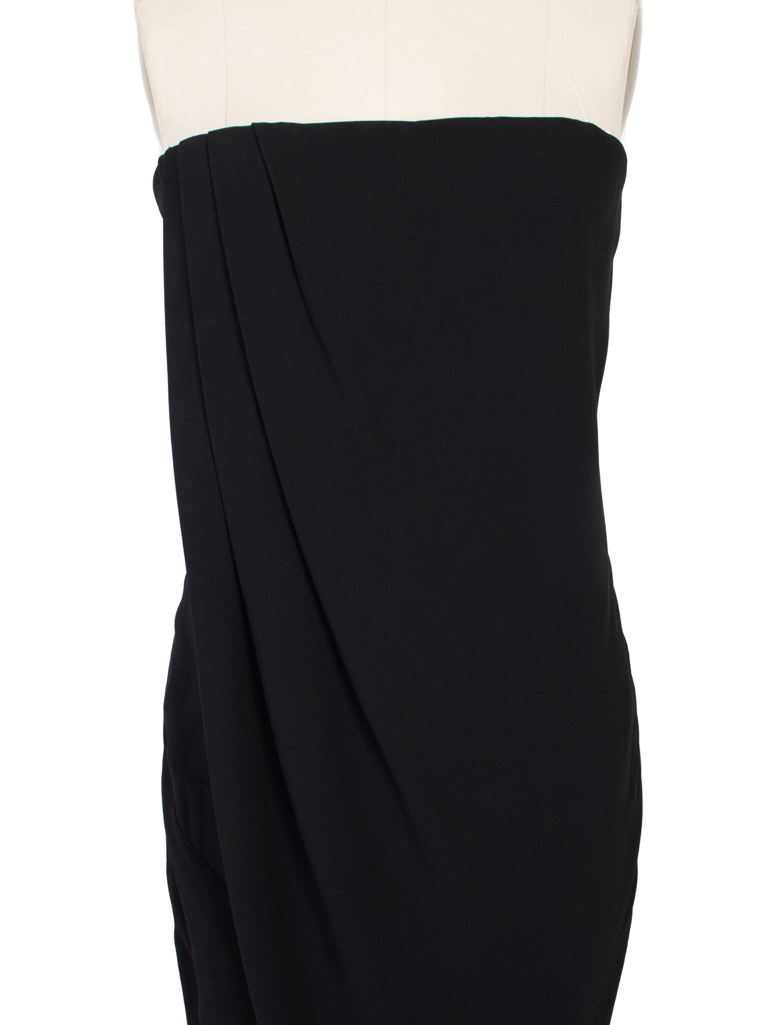 Givenchy Strapless Asymmetrical Draped Jumpsuit