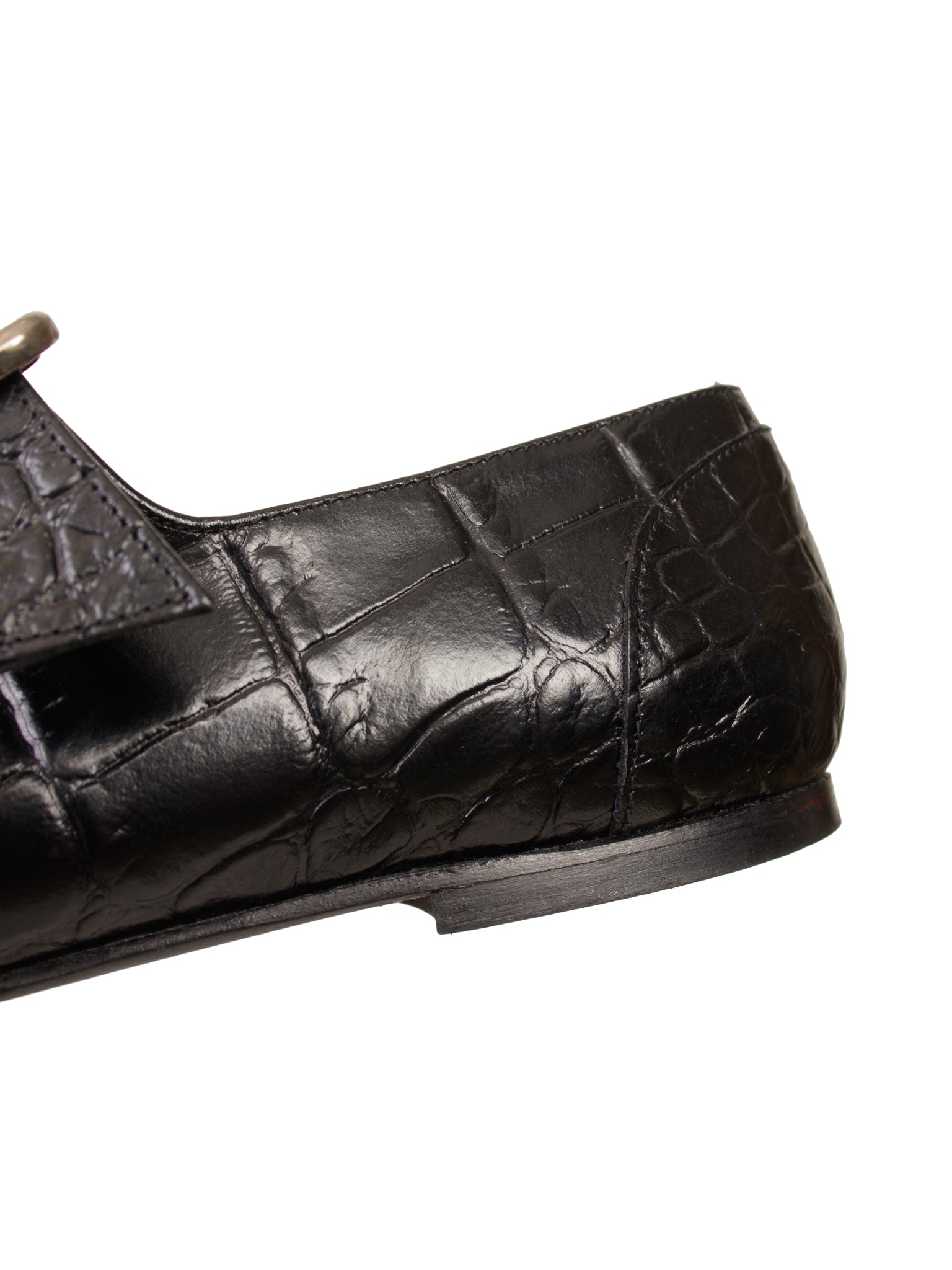Freda Salvador Croc Embossed Mary Janes