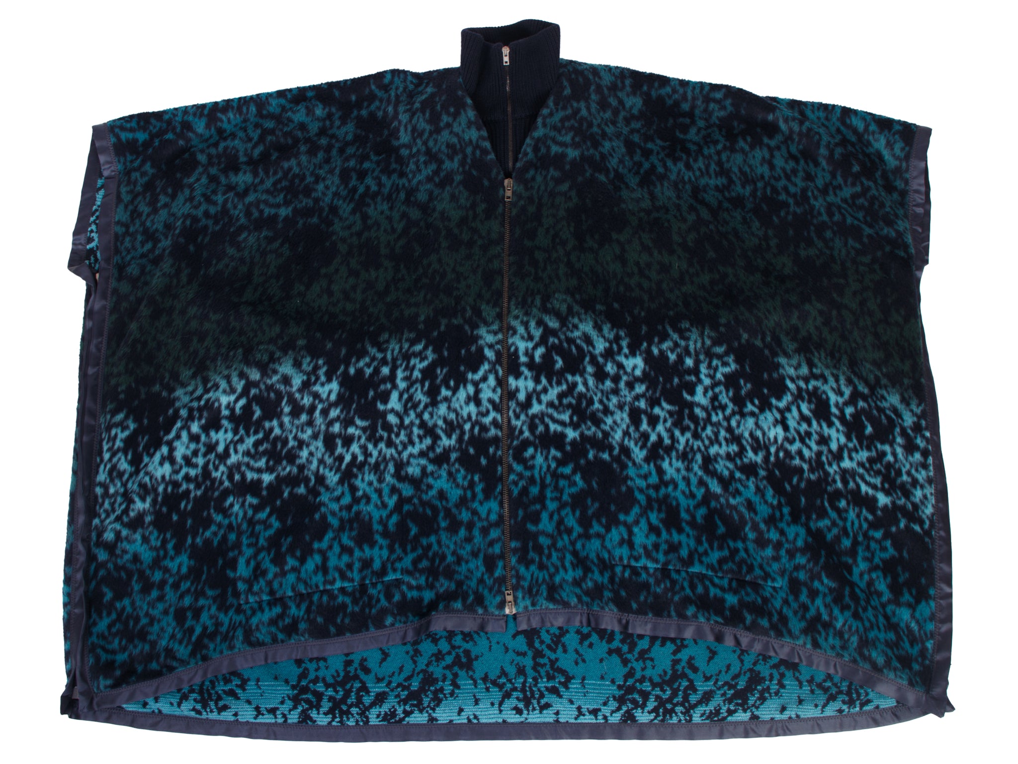Maison Margiela Collection 1 Faux Fur Poncho Coat