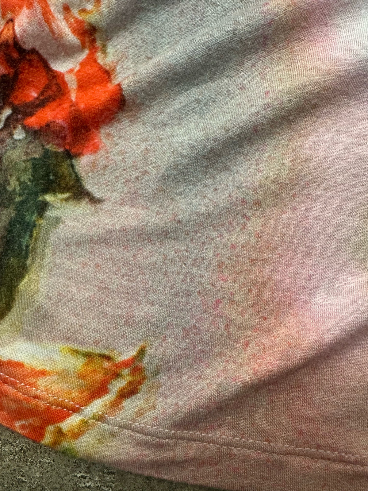 Jean Paul Gaultier Floral Body Print Top