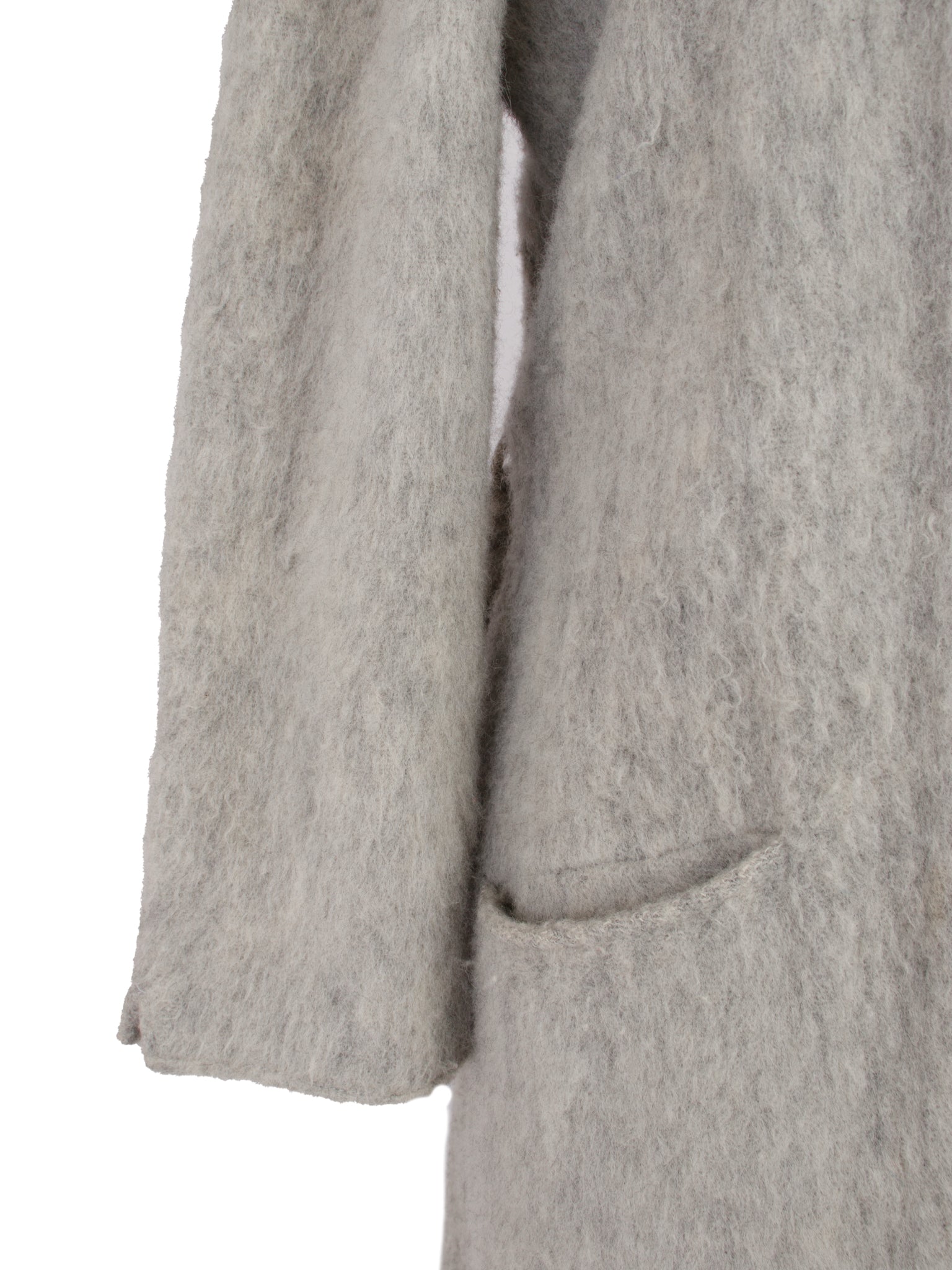 Baserange Brushed Wool Belted Coat