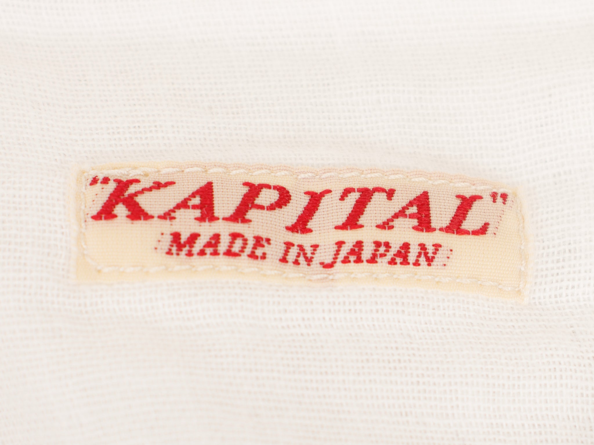 Kapital Double Gauze Raw-Edge Shirt