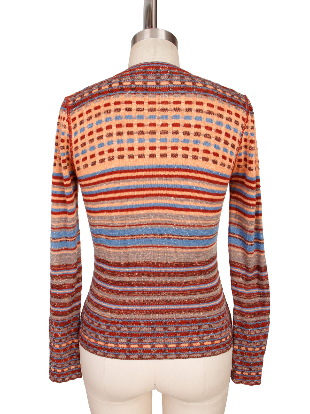 1970s New York Paris Novelty Stripe Sweater