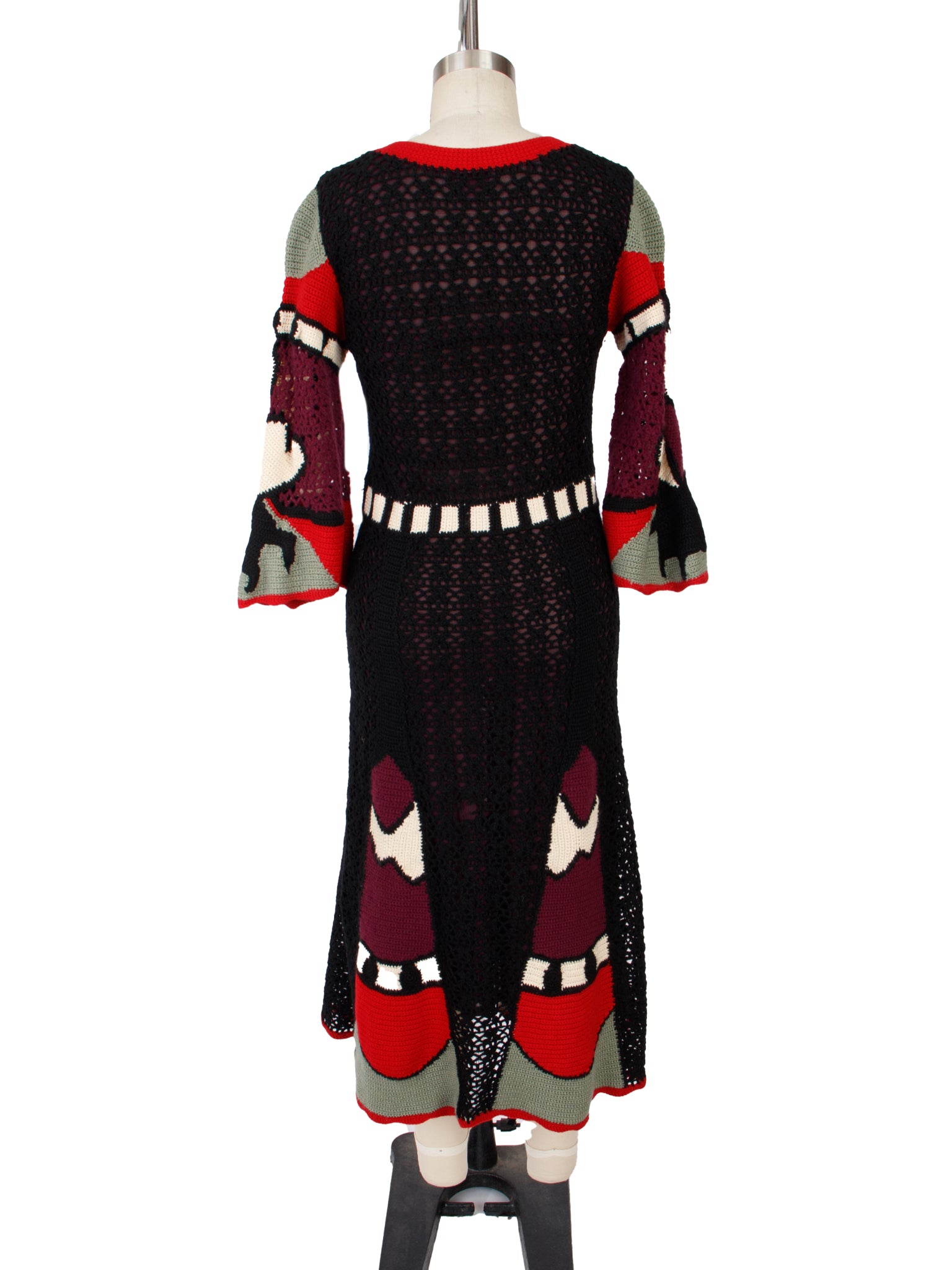 Temperley London Cashmere & Silk Crochet Dress