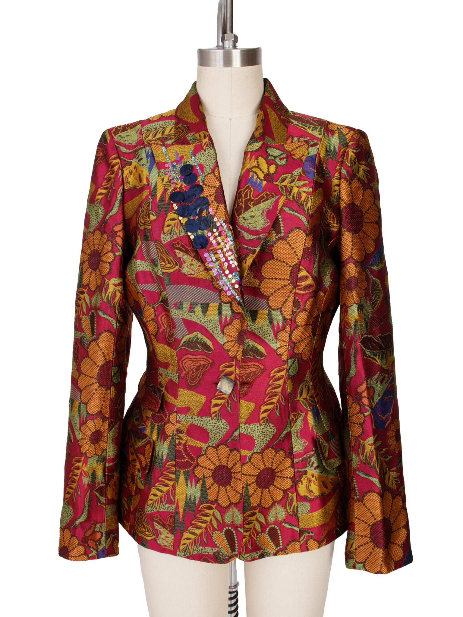 1990s Christian Lacroix Jacquard Blazer