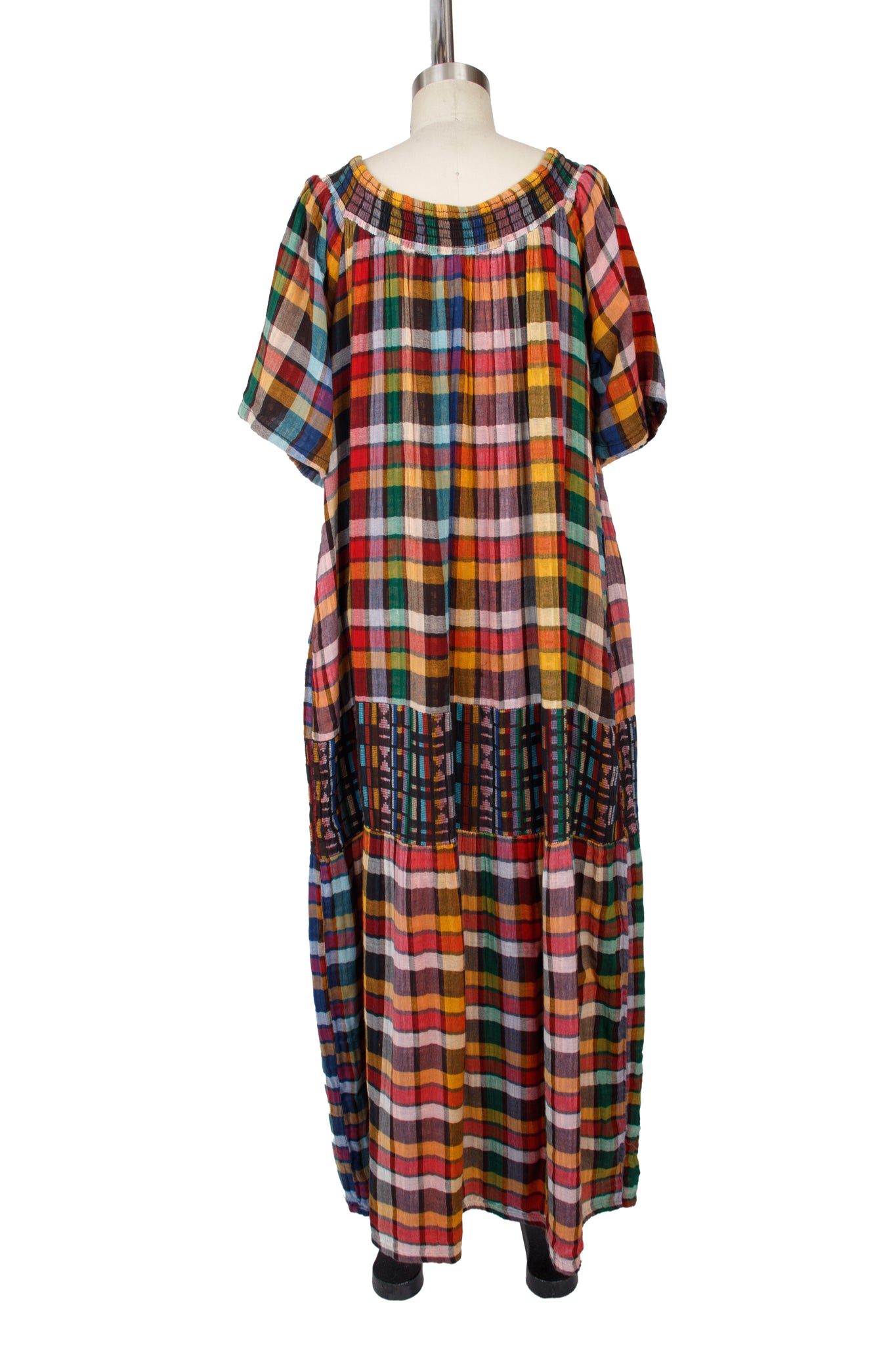 Ace & Jig Rainbow Plaid Maxi Dress