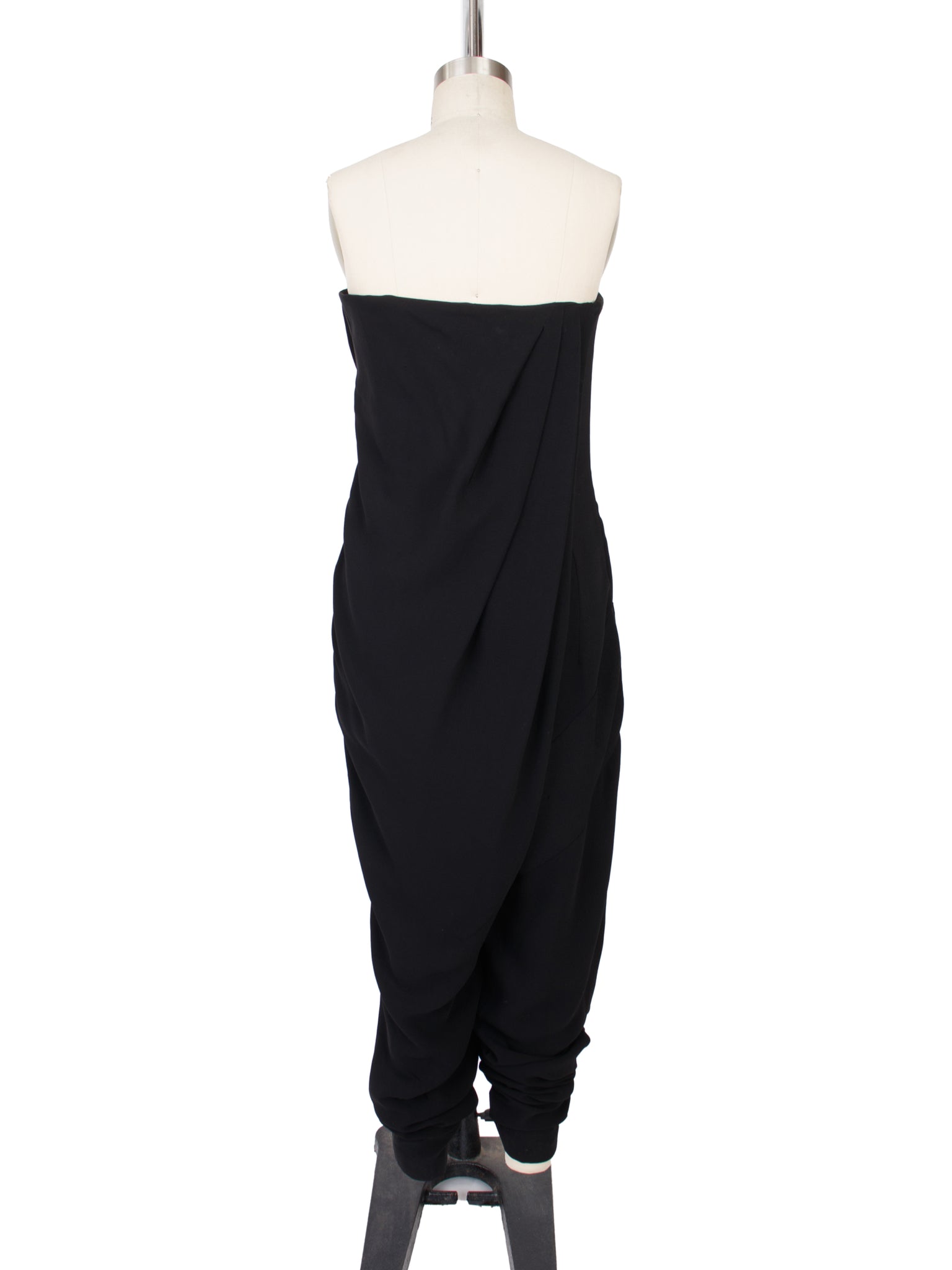 Givenchy Strapless Asymmetrical Draped Jumpsuit