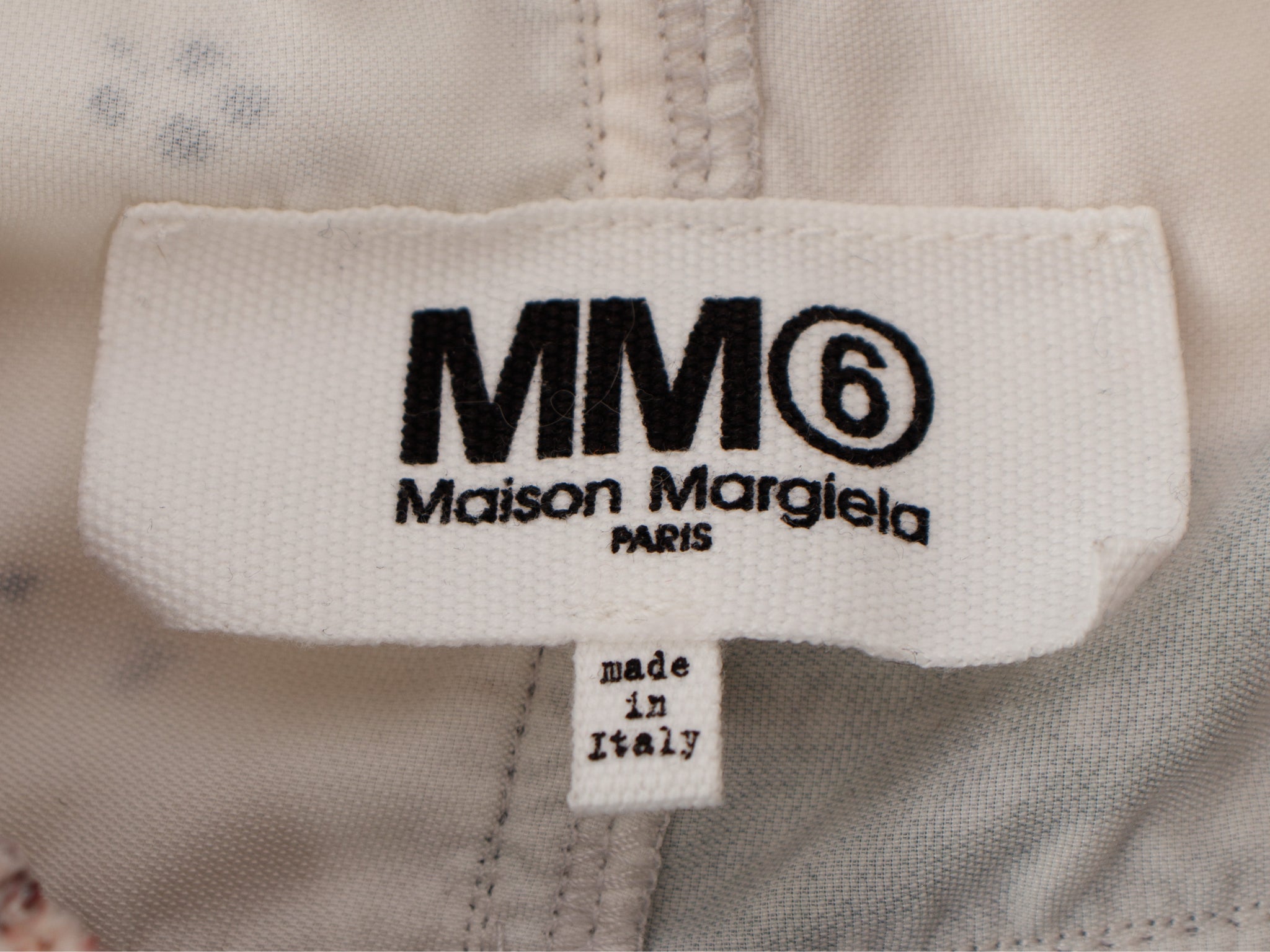 MM6 Maison Margiela Velvet Patchwork Print Shorts