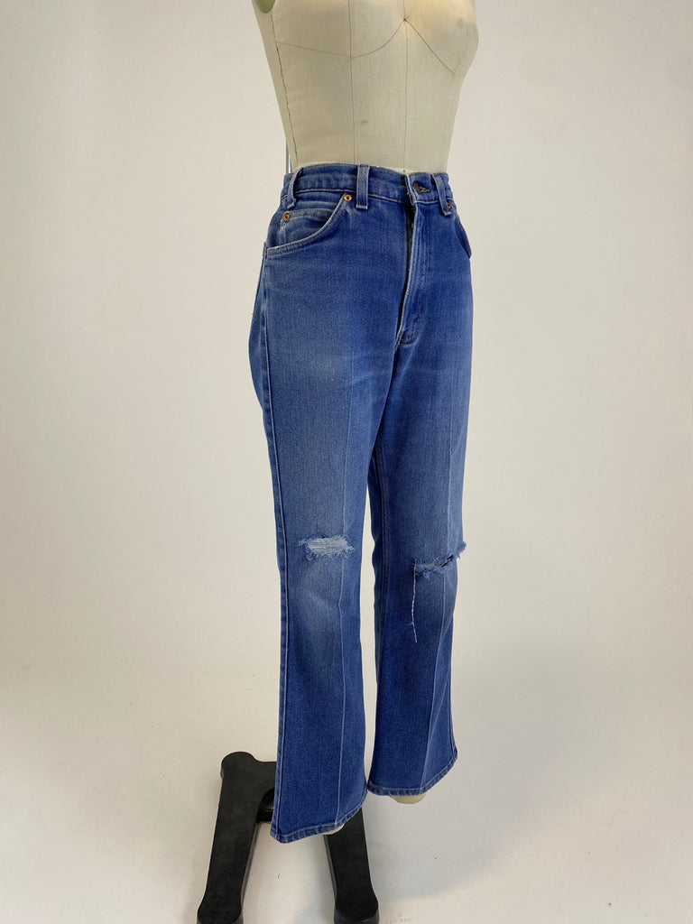 80's Levis 517 Distressed Jeans / Size 34