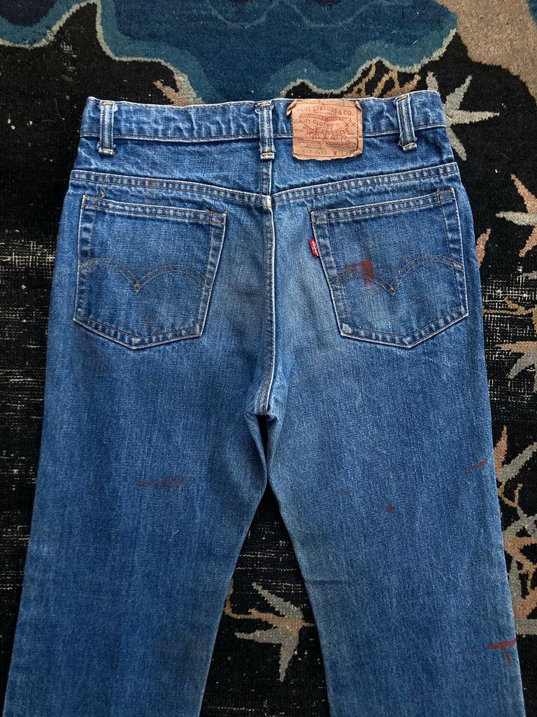 Levi’s Paint Spattered 517s (30” W)