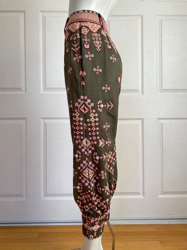 Ulla Johnson Embroidered Trousers